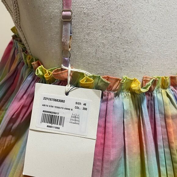 NWT Anthropologie Beatrice B Square Neck tired Rainbow dress size 8
New With tag - Picture 9 of 11